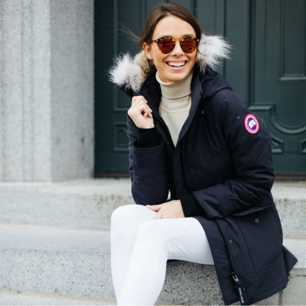 Canada Goose Women's Navy Parka Coat